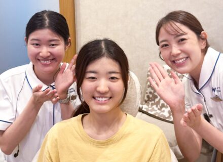 素敵な笑顔のお客様