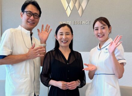 素敵な笑顔のお客様