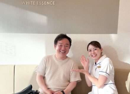 素敵な笑顔のお客様