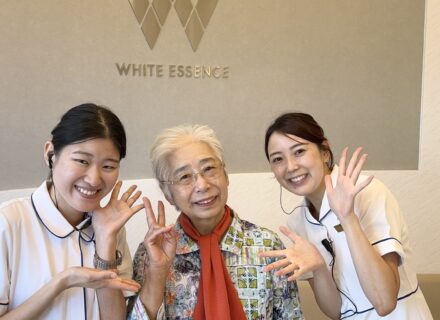 素敵な笑顔のお客様