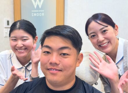 素敵な笑顔のお客様