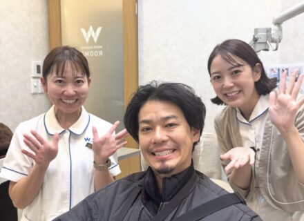 素敵な笑顔のお客様